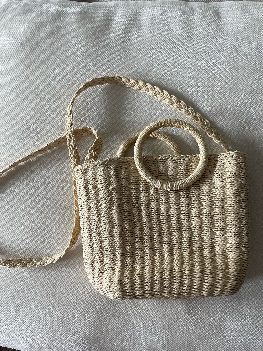 MUST GO Wicker purse